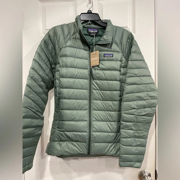 Patagonia XXL Women’s Down Sweater Puffer Jacket Hemlock Green NWT - Picture 1 of 14